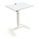 STIER Bureau debout électrique réglable en hauteur 501-9 80 × 60 cm Blanc