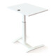 STIER Bureau debout électrique réglable en hauteur 501-9 80 × 60 cm Blanc