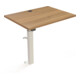 STIER Bureau debout électrique réglable en hauteur 501-9 80 × 60 cm noyer