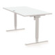 STIER Bureau électrique réglable en hauteur 501-20 160 × 80 cm Blanc