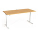 STIER Bureau électrique réglable en hauteur 501-20 160 × 80 cm Hêtre blanc
