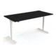 STIER Bureau électrique réglable en hauteur 501-20 160 x 80 cm Noir/Blanc