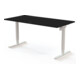 STIER Bureau électrique réglable en hauteur 501-20 160 x 80 cm Noir/Blanc