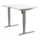 STIER Bureau électrique réglable en hauteur 501-43 120 x 80cm blanc mélaminé 65-125cm