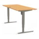 STIER Bureau électrique réglable en hauteur 501-43 180 x 80 cm hêtre 65-125 cm
