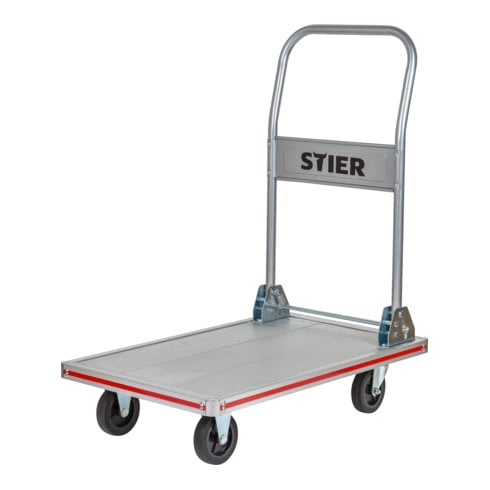 STIER Carrello a piattaforma in alluminio pieghevole lungh.xlargh. 680x415