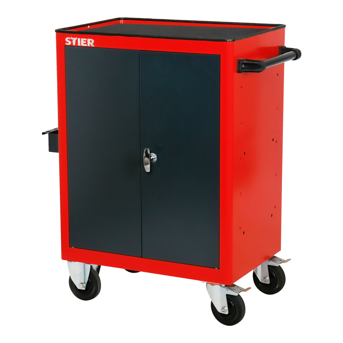 STIER Carrello armadio con 2 ripiani