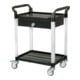 STIER Carrello di servizio con 2 ripiani e cassetto lungh.xlargh.xalt. 860x480x930 mm-1