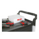 STIER Carrello di servizio con 2 ripiani e cassetto lungh.xlargh.xalt. 860x480x930 mm-4