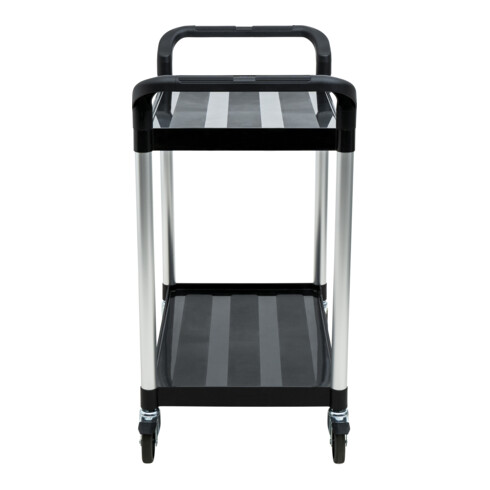STIER Carrello di servizio con 2 ripiani, lungh.x largh.x alt. 860x480x930 mm