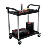 STIER Carrello di servizio con 2 ripiani, lungh.x largh.x alt. 860x480x930 mm-2