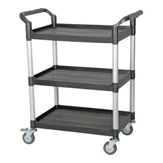 STIER Carrello di servizio con 3 ripiani lungh.xlargh.xalt. 860x480x980 mm