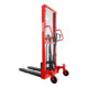 STIER Carrello elevatore idraulico 1000 kg di carico massimo, 1600 mm di altezza di sollevamento con montante singolo-4