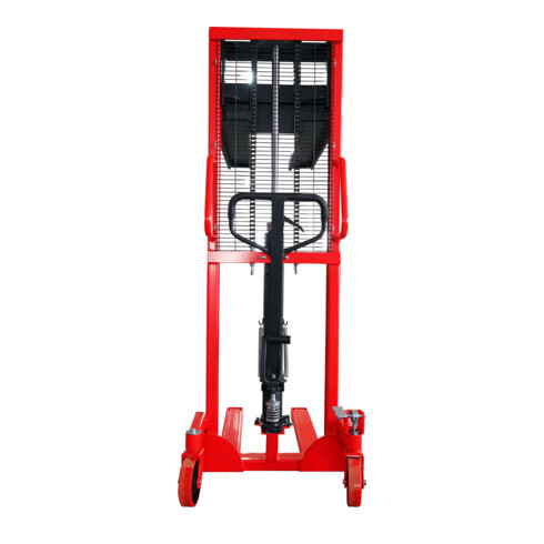 STIER Carrello elevatore idraulico 1000 kg di carico massimo, 1600 mm di altezza di sollevamento con montante singolo