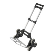 STIER Carrello in alluminio a tre ruote pieghevole 70 kg