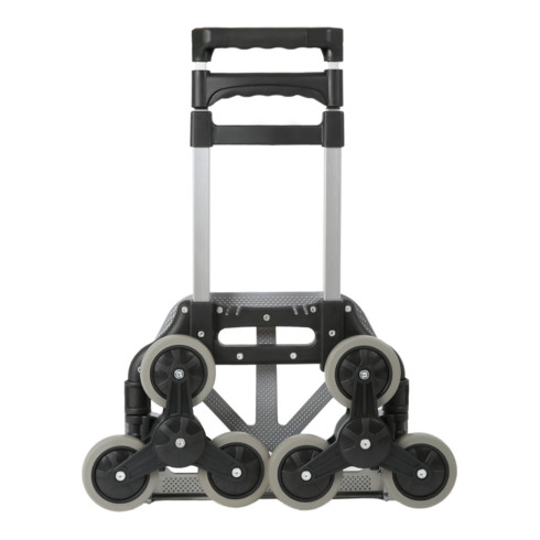 STIER Carrello in alluminio a tre ruote pieghevole 70 kg