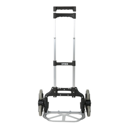 STIER Carrello in alluminio a tre ruote pieghevole 70 kg