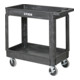 STIER Carrello multiuso in plastica con 2 ripiani 250 kg lungh.xlargh.xalt. 870x430x850 mm-2