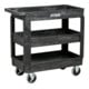 STIER Carrello multiuso in plastica con 3 ripiani 250 kg lungh.xlargh.xalt. 870x430x850 mm-1