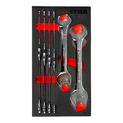 STIER Carrello per officina XXL equipaggiato 265 pezzi