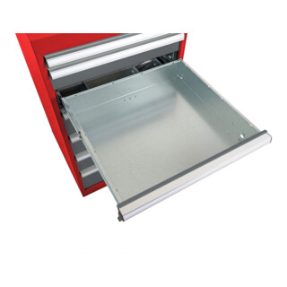 STIER Cassettiera rosso/grigio antracite