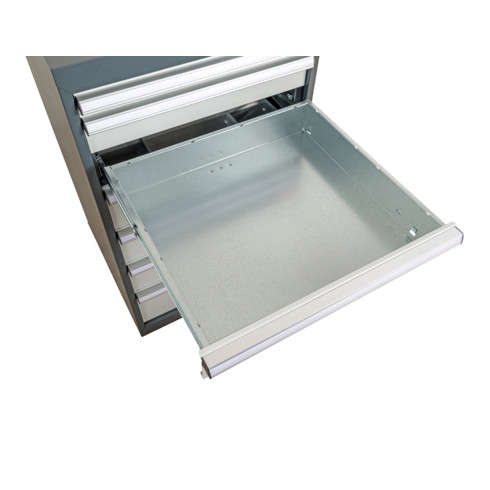 STIER Cassettiera in acciaio con 5 cassetti