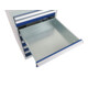 STIER Cassettiera con 7 cassetti largh.xprof.xalt. 900x575x1020 mm grigio luce/blu genziana-2