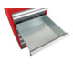 STIER Cassettiera con cassetti rosso/grigio antracite-4
