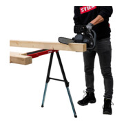 STIER Cavalletto da lavoro pieghevole, con regolazione dell’altezza, 150 kg-2