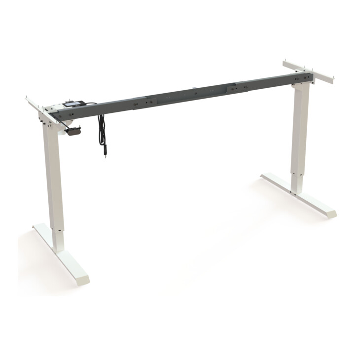 STIER Châssis électrique réglable en hauteur 501-20 blanc pour plateau 160x80 cm