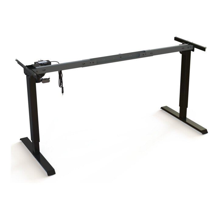 STIER Châssis électrique réglable en hauteur 501-20 Noir 160 × 80 cm