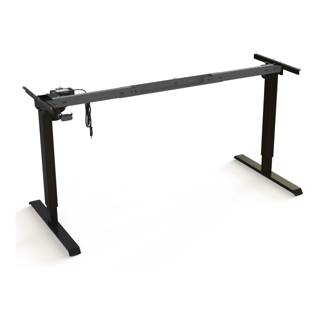 STIER Châssis électrique réglable en hauteur 501-20 Noir 160 × 80 cm