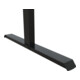 STIER Châssis électrique réglable en hauteur 501-20 Noir 160 × 80 cm