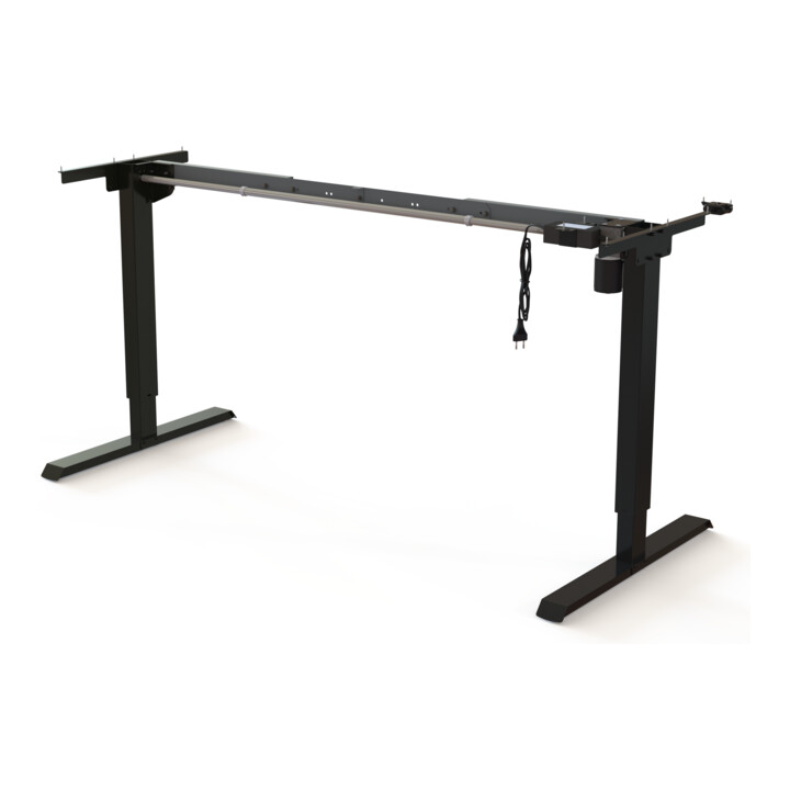 STIER Châssis électrique réglable en hauteur 501-20 Noir 160 × 80 cm