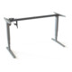 STIER Châssis électrique réglable en hauteur 501-43 Argent 160 x 80 cm