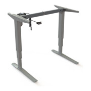 STIER Châssis électrique réglable en hauteur 501-43 argent pour plateau 100x80 cm-1