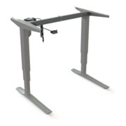STIER Châssis électrique réglable en hauteur 501-43 argent pour plateau 100x80 cm-2