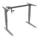 STIER Châssis électrique réglable en hauteur 501-43 argent pour plateau 120 x 80 cm