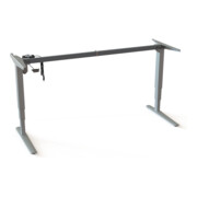 STIER Châssis électrique réglable en hauteur 501-43 argent pour plateau 180 × 80 cm-2