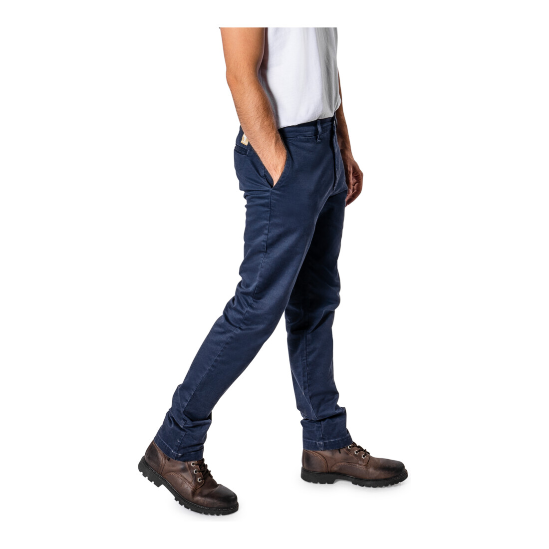 STIER chino 30/32 marineblauw