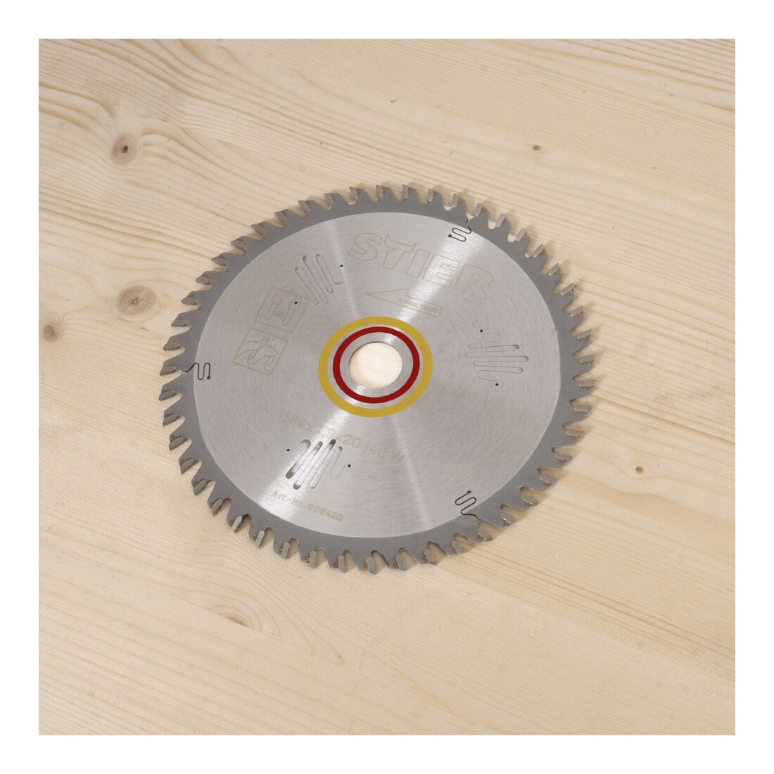 STIER cirkelzaagblad voor accuzagen hout 165 x 1,9 x 20 48 W 15° spaanhoek