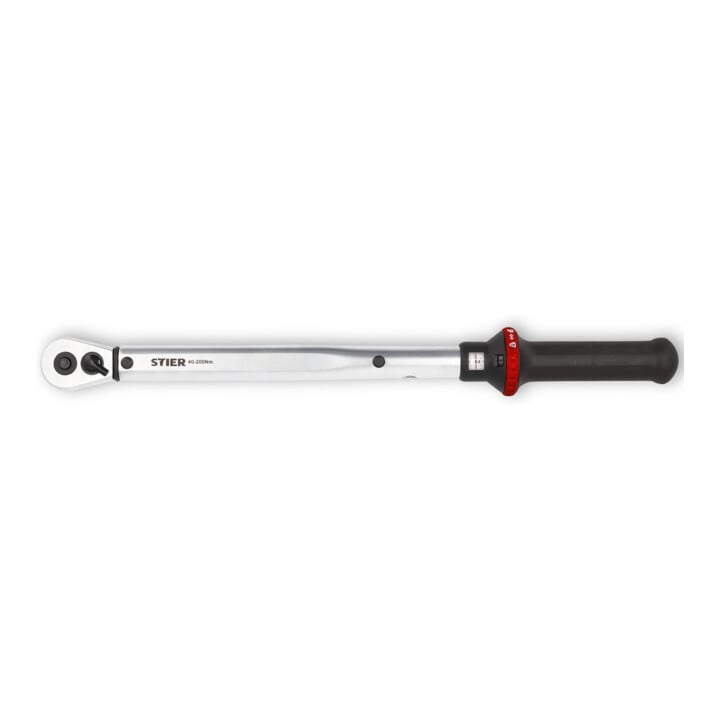 Set Stier Clé dynamométrique avec cliquet réversible + STIER Cliquet télescopique réversible 1/2 pouce