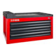 STIER Coffre superposable pour servante (55356991/72318423), 3 tir., HxLxP 390x696x490mm