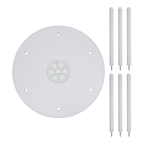 STIER Colonna girevole per raccoglitori 1 ripiano per un massimo di 24 raccoglitori ø 800 mm x 344 mm elemento aggiuntivo