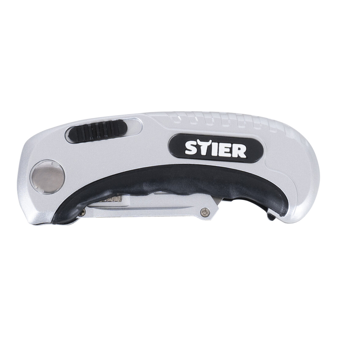 STIER Coltello a serramanico con lama trapezoidale intercambiabile