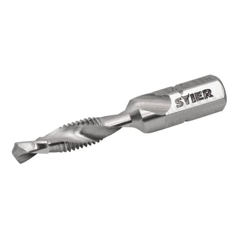 STIER combitapbit DIN 3126 HSS-G 1/4"-zeskant