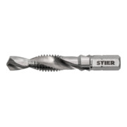 STIER combitapbit M8 DIN 3126 HSS-G 1/4"-zeskant-1