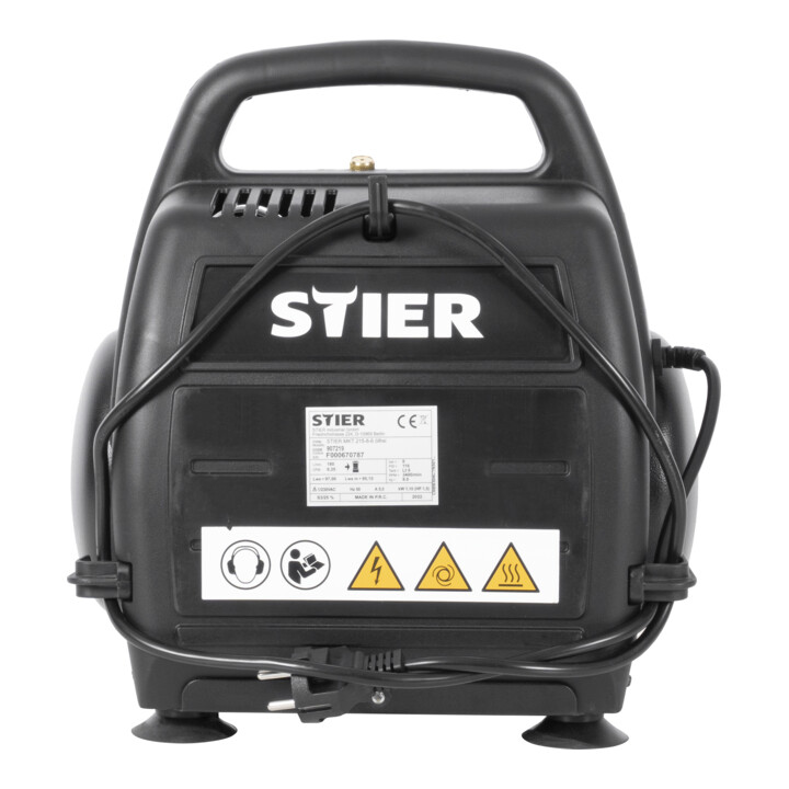 STIER Compresseur MKT 180 l/min | 8 bar | 6 l | sans huile