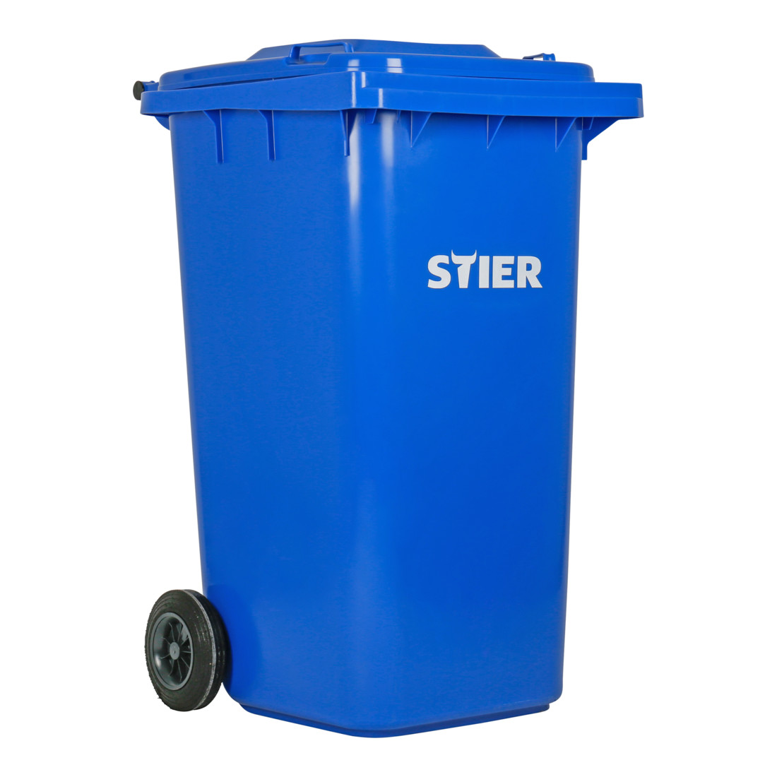 STIER Contenitore grande per rifiuti a 2 ruote 240 l blu largh.xprof.xalt. 576x720x1067 mm