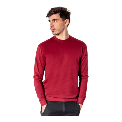 STIER Crew Sweat Style Print organic cotton